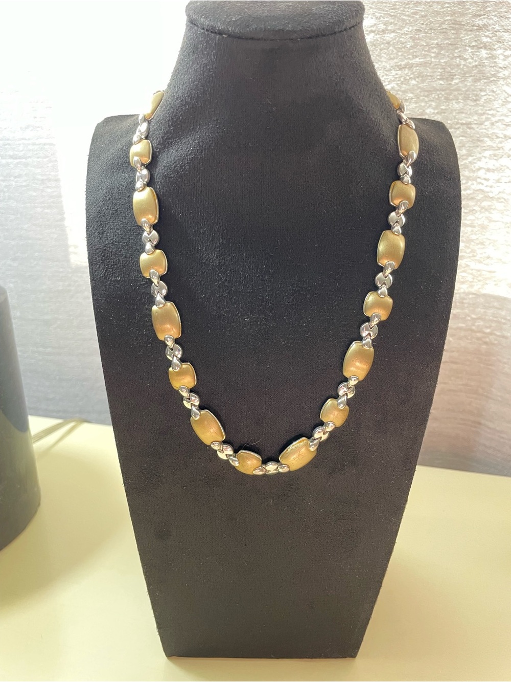 Gold-Tone Link Necklace - Elegant Women's Jewelry